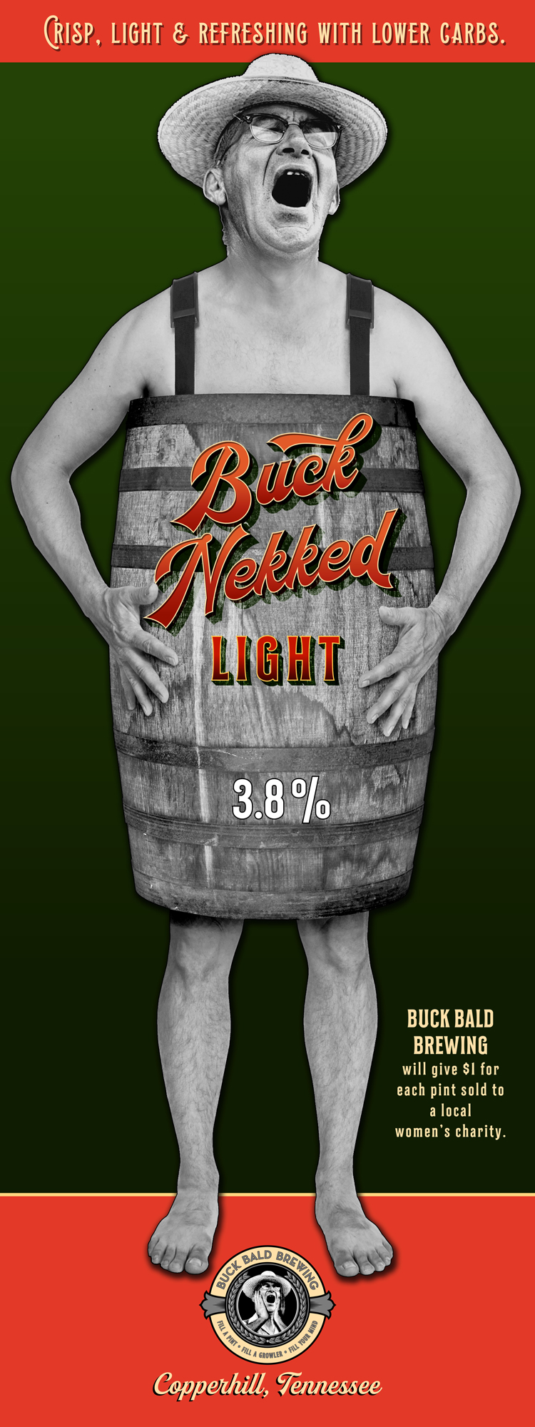 Buck Nekked Light Lager